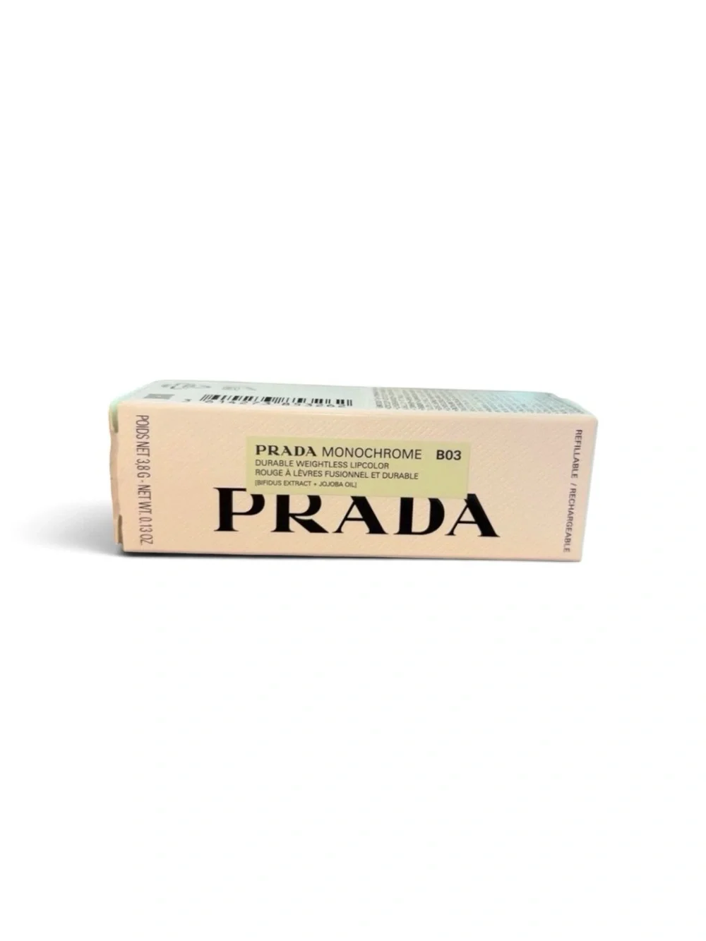 Prada Monochrome Lipstick Hyper Matte B03 MAHOGANY NIB Refillable also!